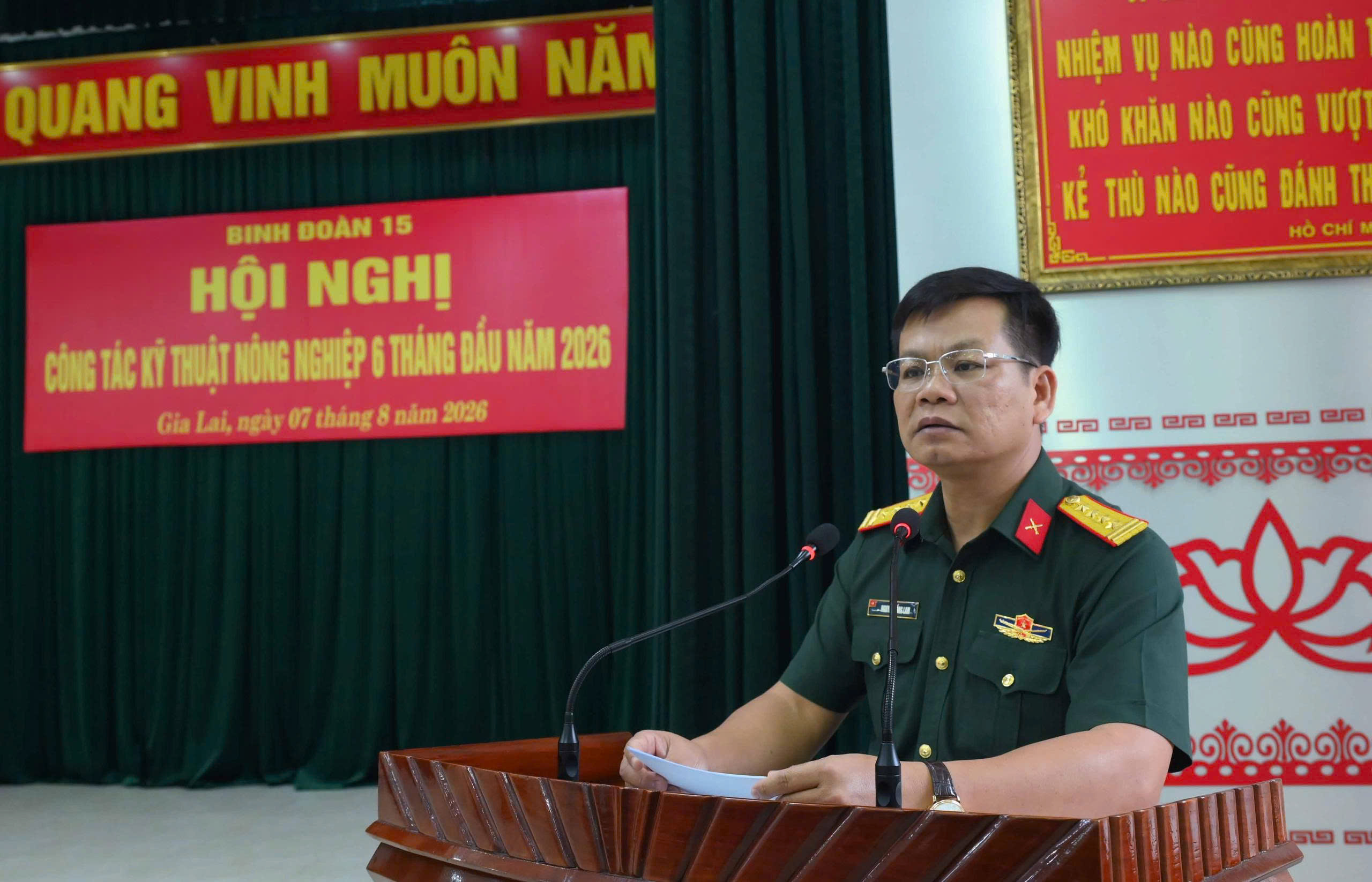 Binh đoàn 15 nâng cao hiệu quả công tác kỹ thuật nông nghiệp, để hướng tới sản xuất bền vững