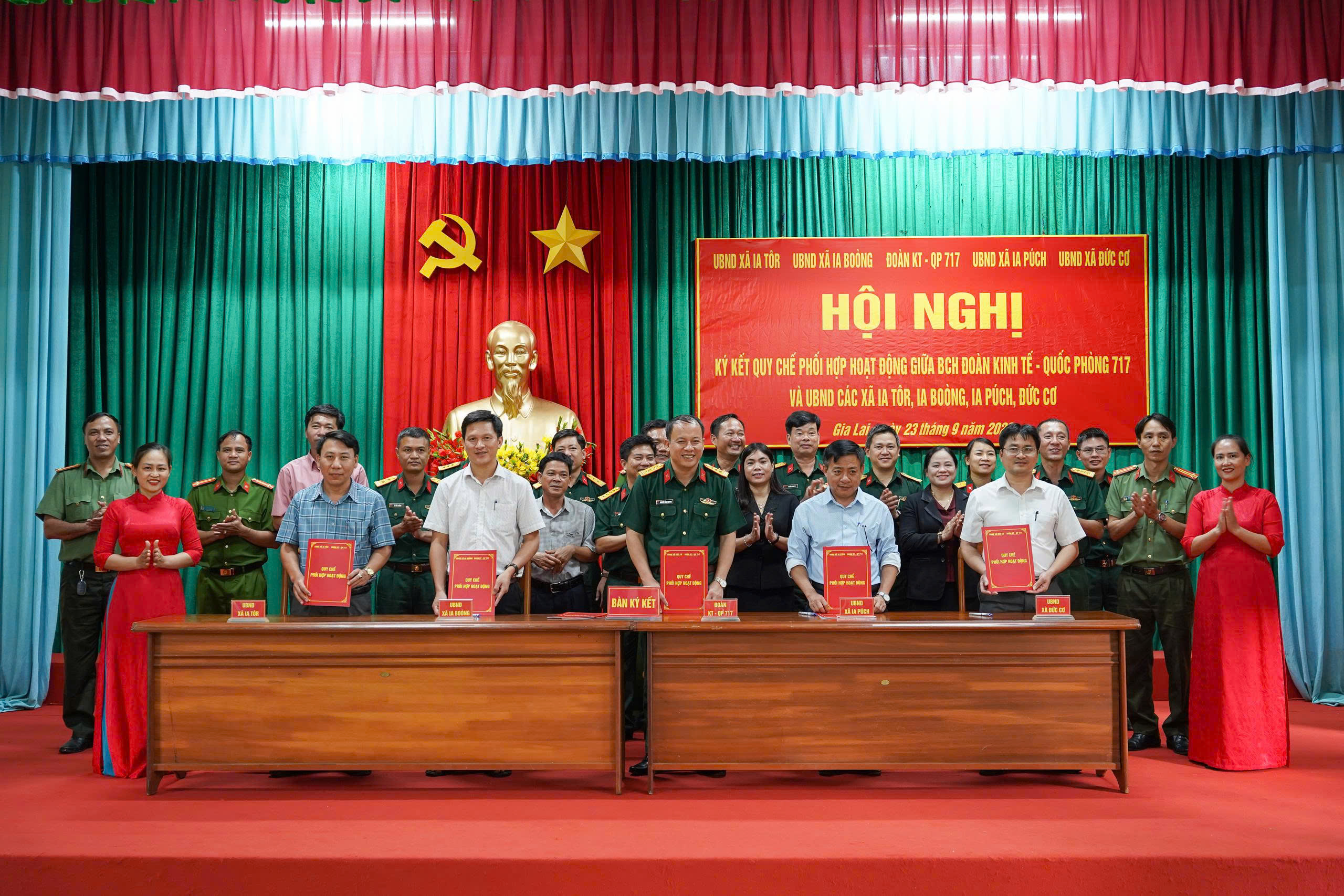 Đoàn KT-QP 717 và các địa phương phát huy sức mạnh tổng hợp xây dựng biên giới vững mạnh