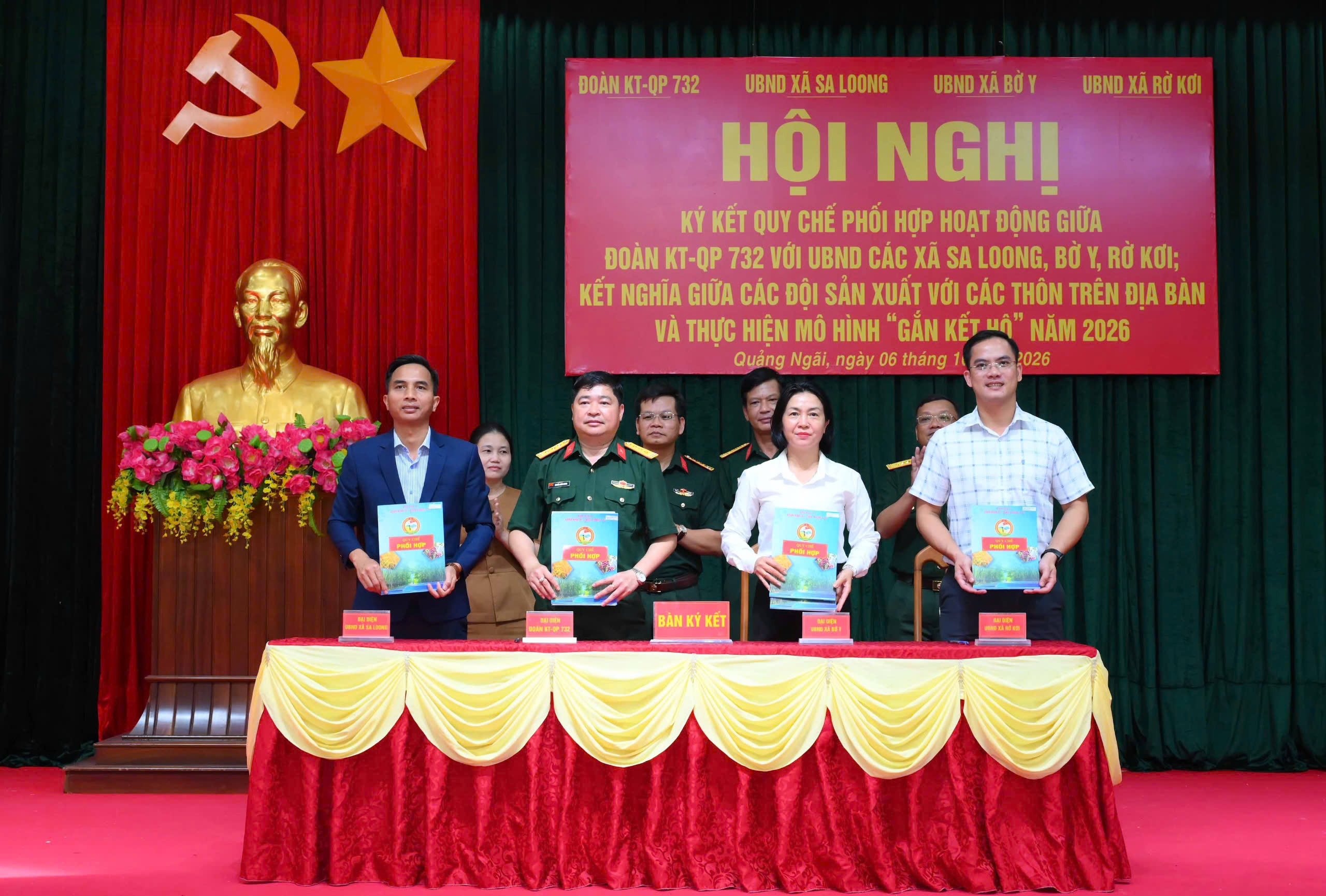 Đoàn KT-QP 732 triển khai gắn kết từ xã đến thôn, hộ gia đình