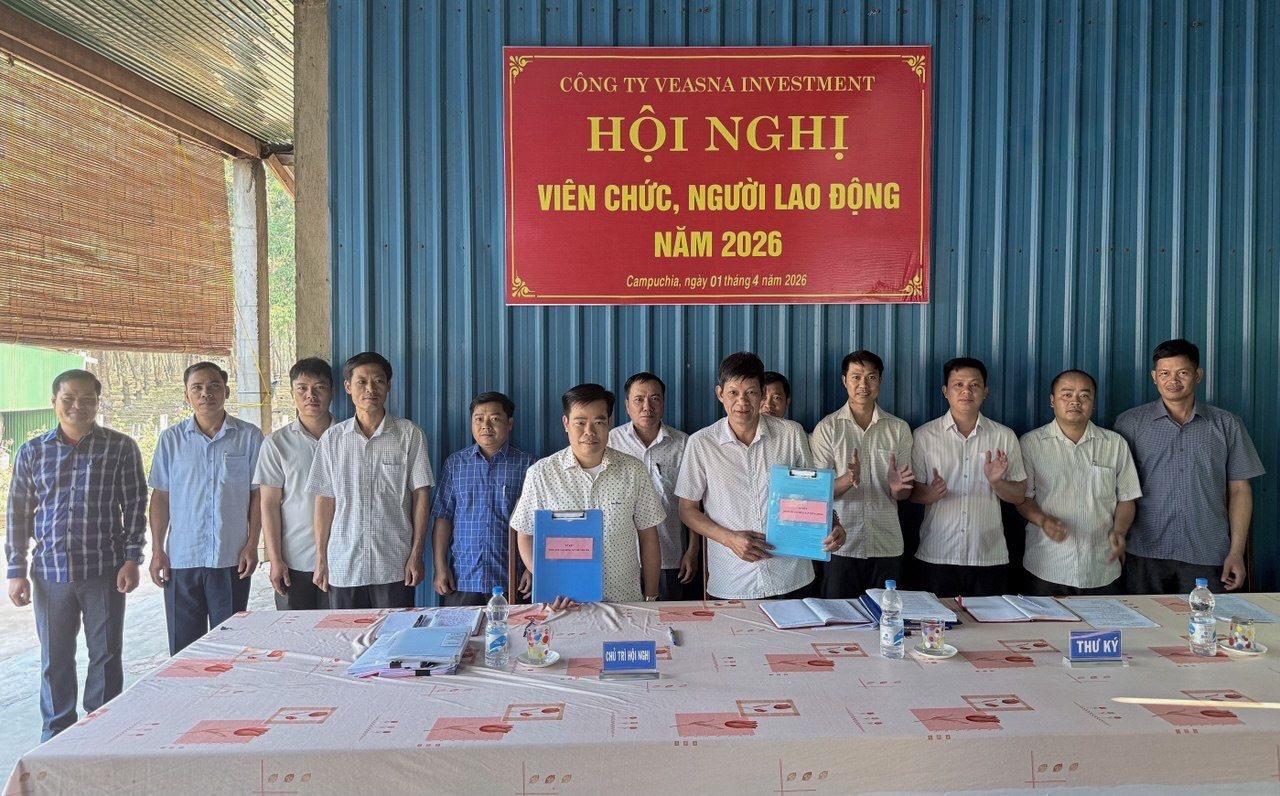 Công ty 386: Xây nền quan hệ lao động hài hòa, thúc đẩy phát triển bền vững nơi đất bạn Campuchia