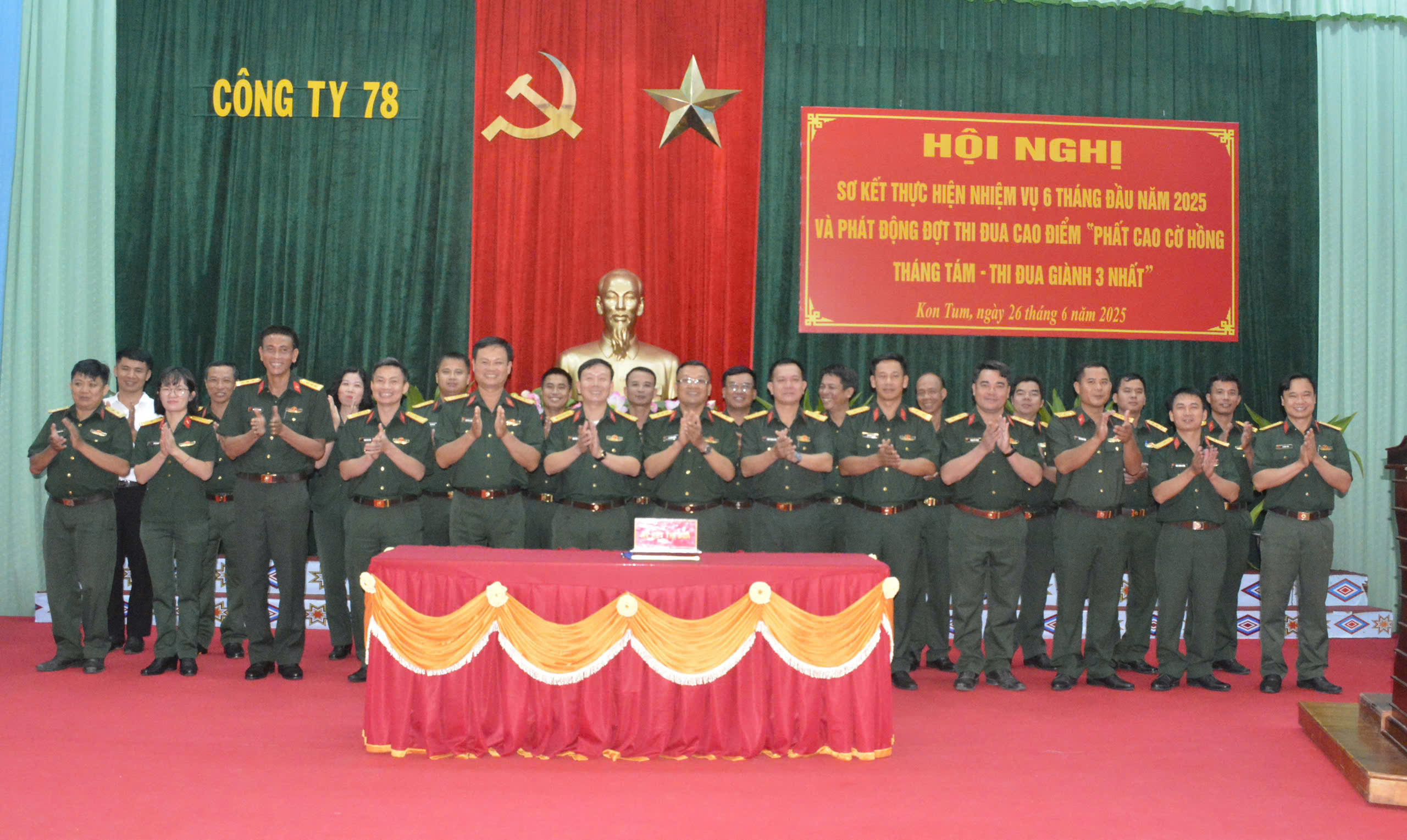 Công ty 78 (Binh đoàn 15): Phát động thi đua cao điểm, quyết tâm hoàn thành thắng lợi nhiệm vụ năm 2025