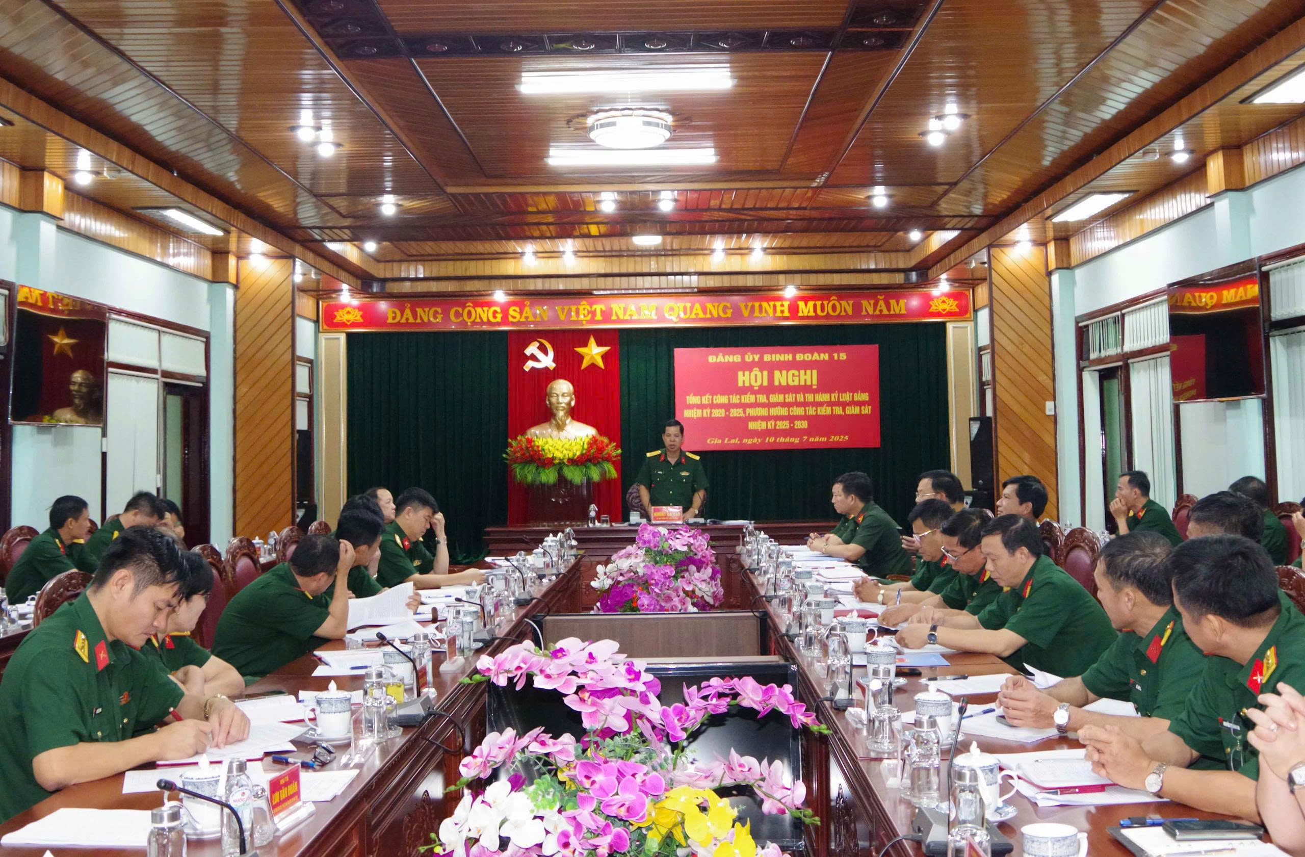 Đảng ủy Binh đoàn tổ chức Hội nghị tổng kết công tác kiểm tra, giám sát và thi hành kỷ luật Đảng nhiệm kỳ 2020 - 2025