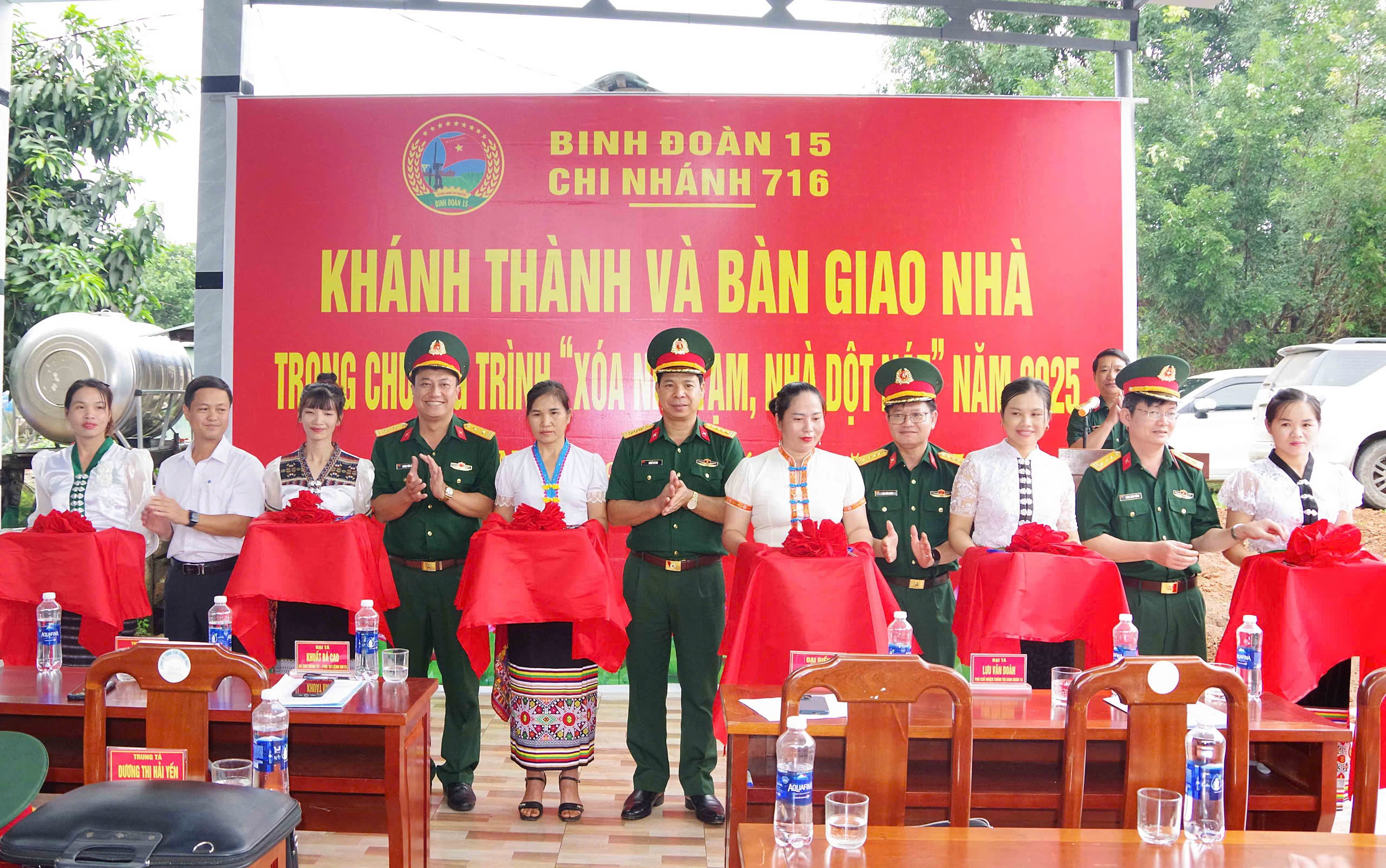 Chi nhánh 716 (Binh đoàn 15): Từ phong trào đến hành động - 35 mái ấm vững chãi giữa vùng biên cương