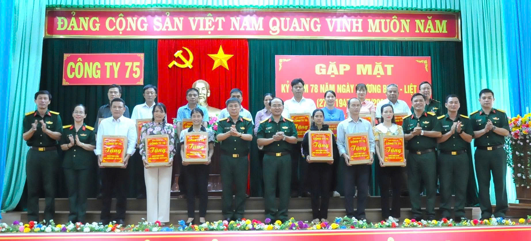 Chi nhánh Công ty 75 tri ân thân nhân liệt sĩ, thương binh, bệnh binh