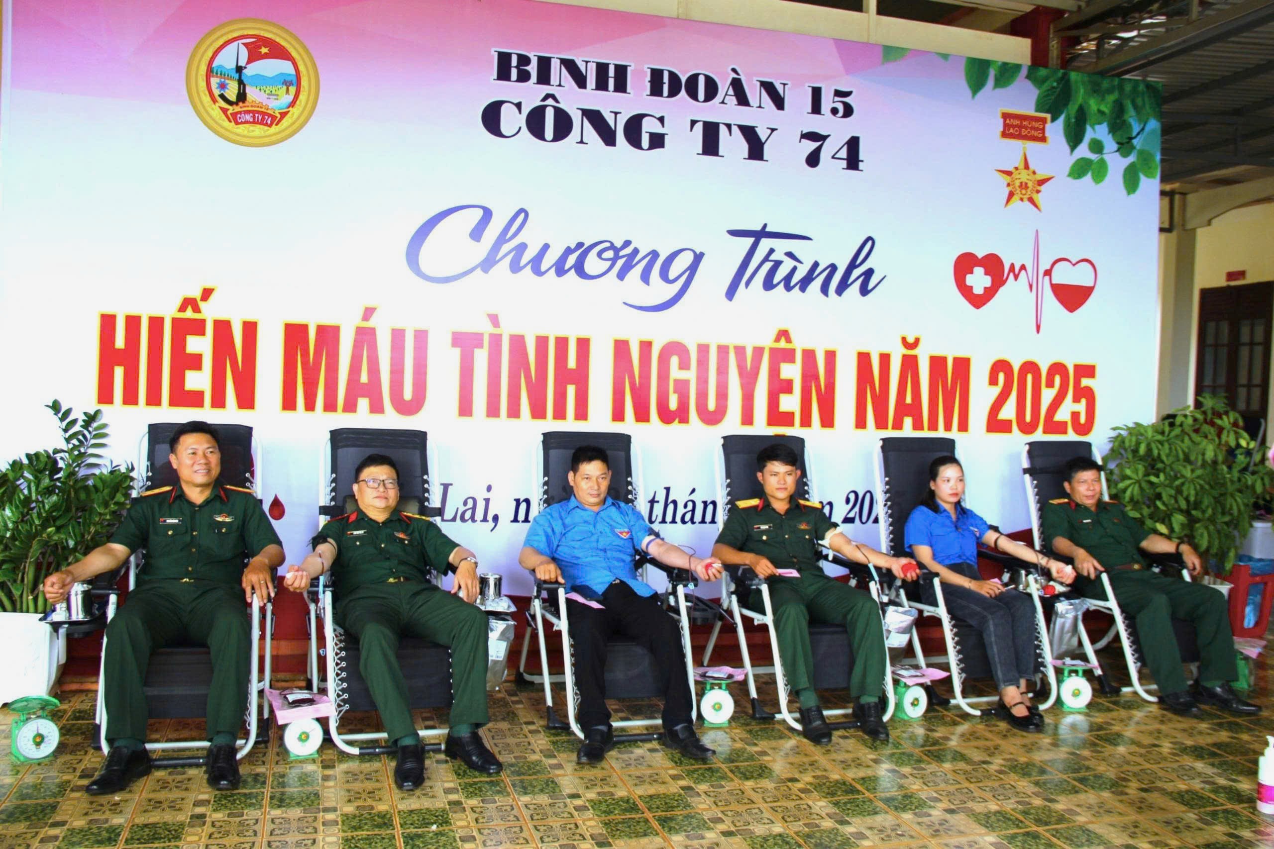 Công ty 74 (Binh đoàn 15): Lan tỏa nghĩa cử cao đẹp từ phong trào hiến máu tình nguyện