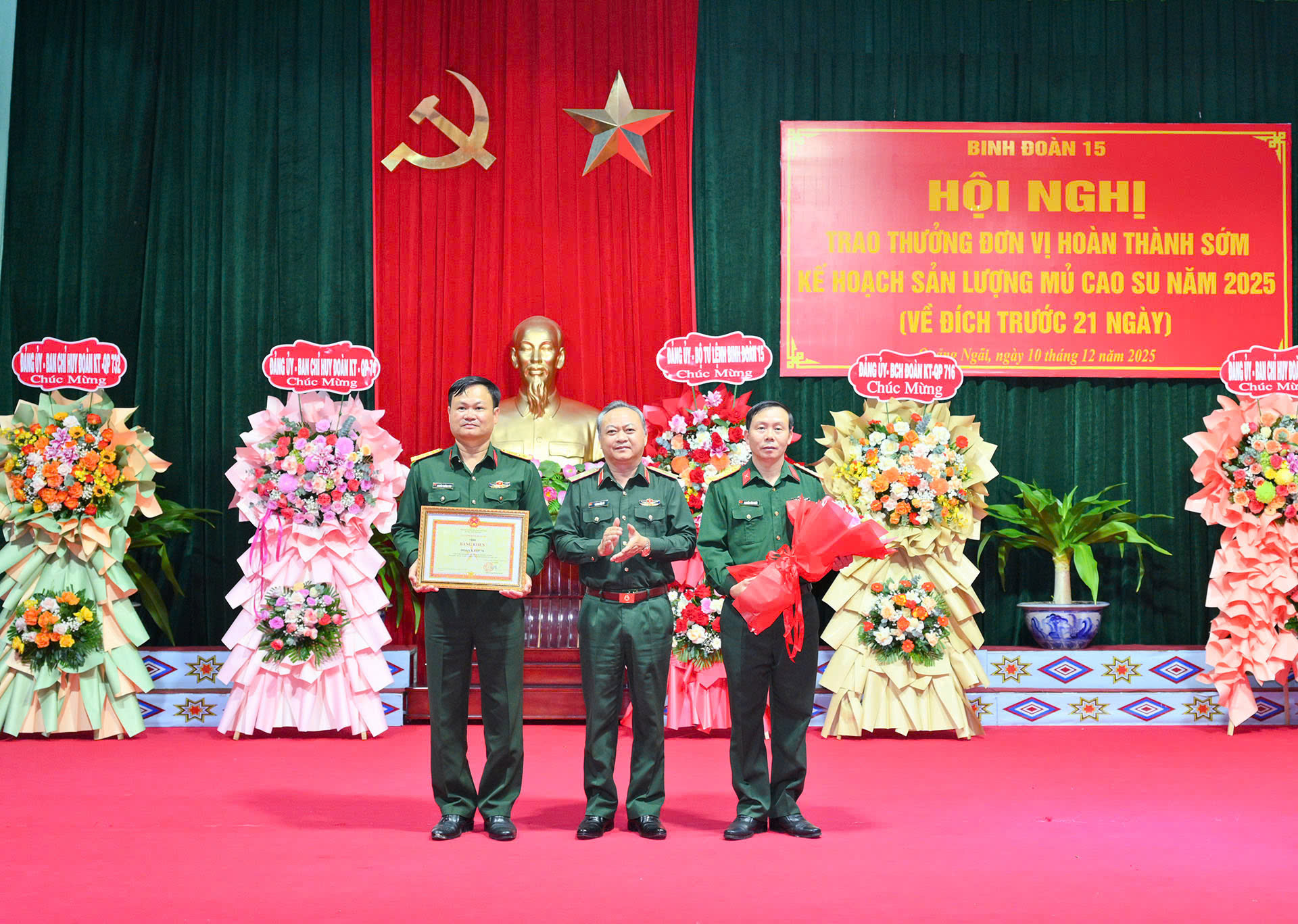 Đoàn Kinh tế - Quốc phòng 78 hoàn thành sớm chỉ tiêu sản lượng mủ cao su năm 2025