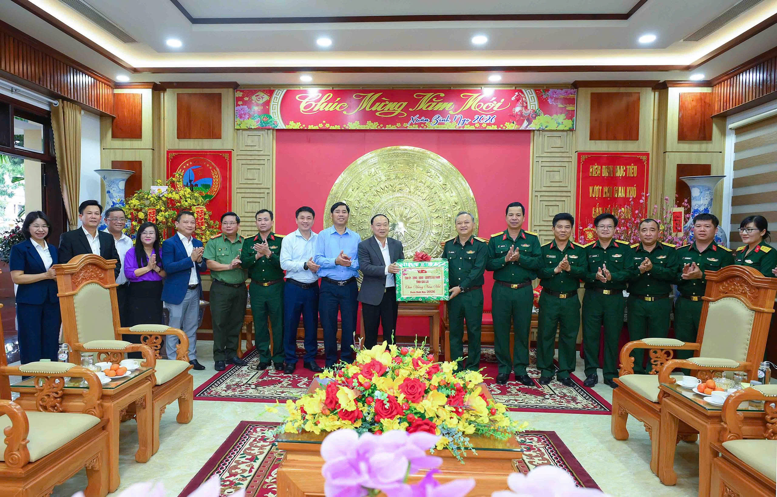 Lãnh đạo tỉnh Gia Lai thăm, chúc Tết Binh đoàn 15 nhân dịp Xuân Bính Ngọ 2026
