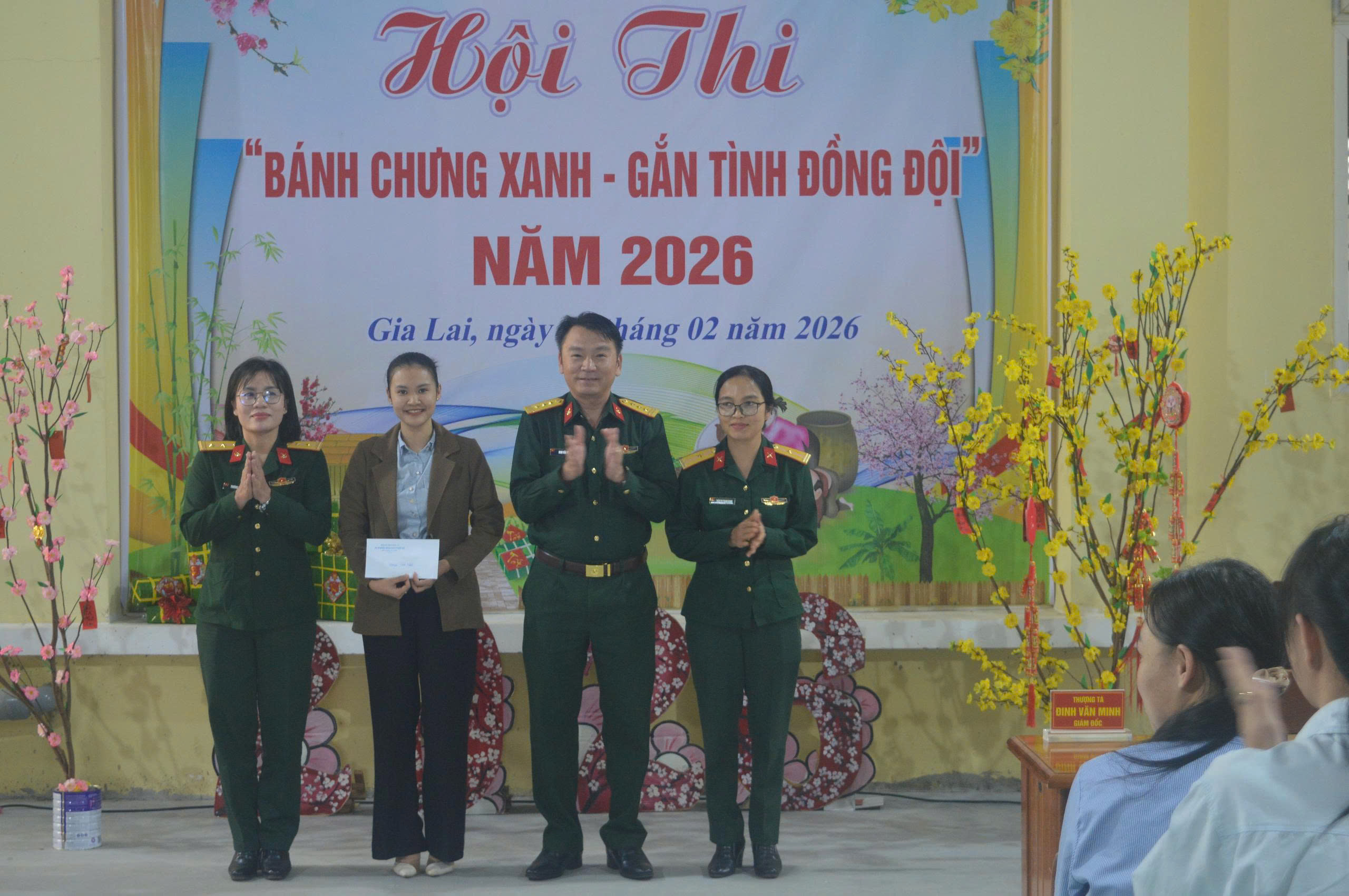 Xí nghiệp Khảo sát thiết kế tổ chức Hội thi “Bánh chưng xanh -Gắn tình đồng đội”