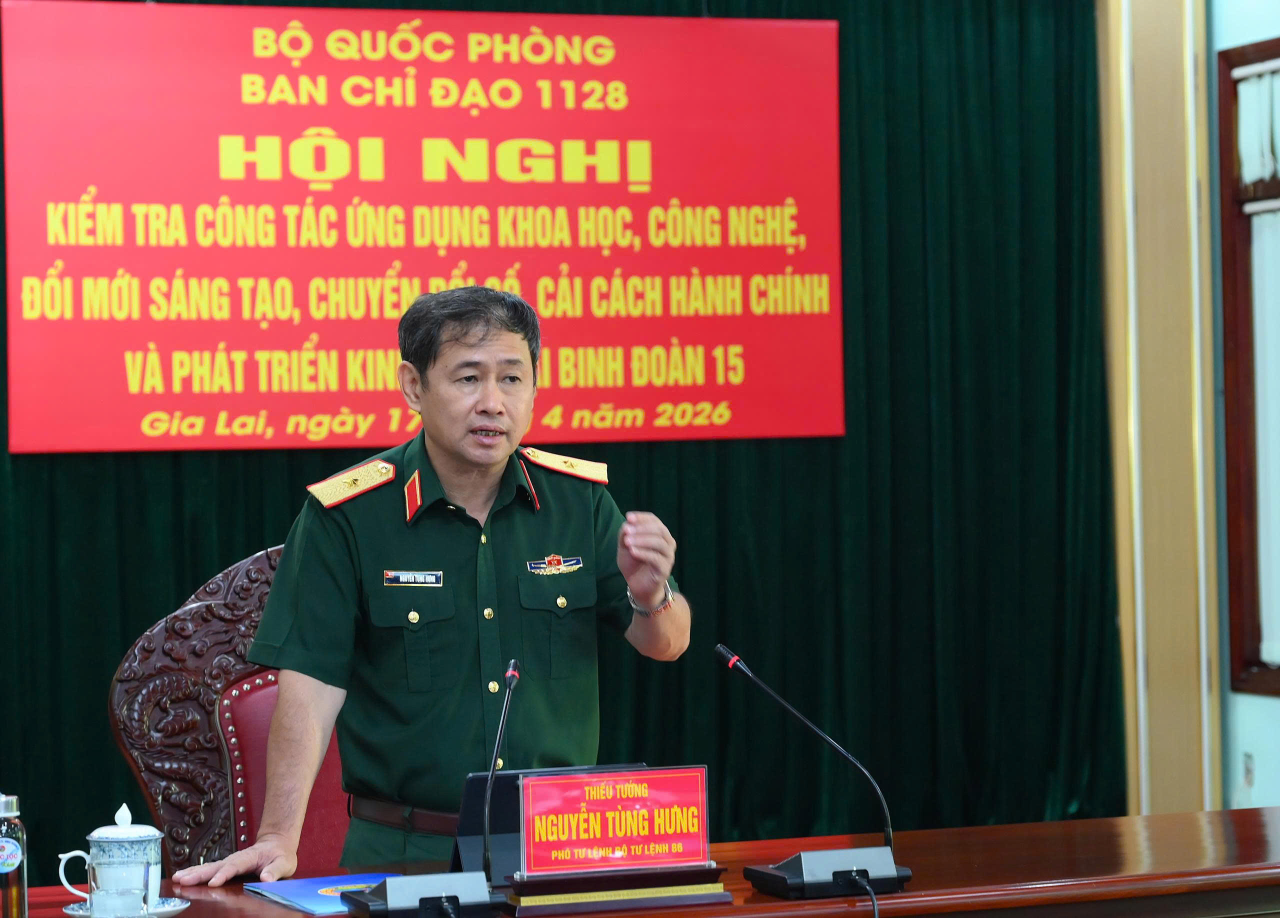 Binh đoàn 15 đẩy mạnh ứng dụng khoa học công nghệ, chuyển đổi số