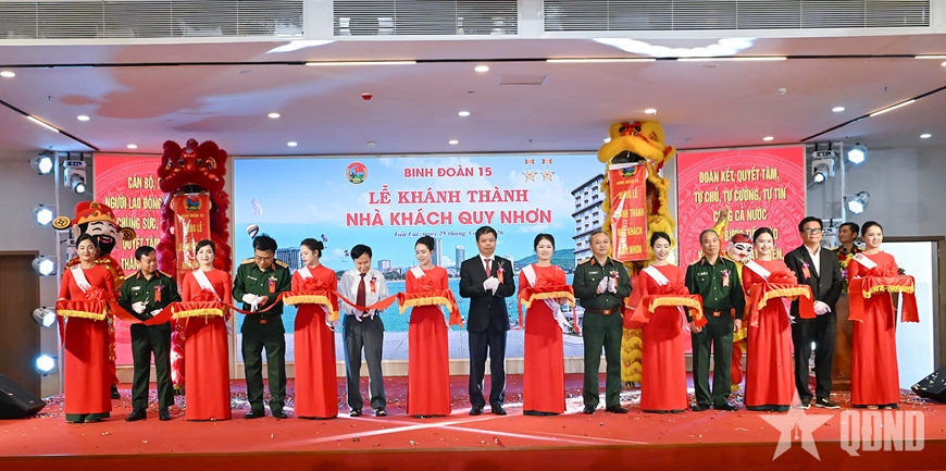 Khánh thành Nhà khách Quy Nhơn, Binh đoàn 15