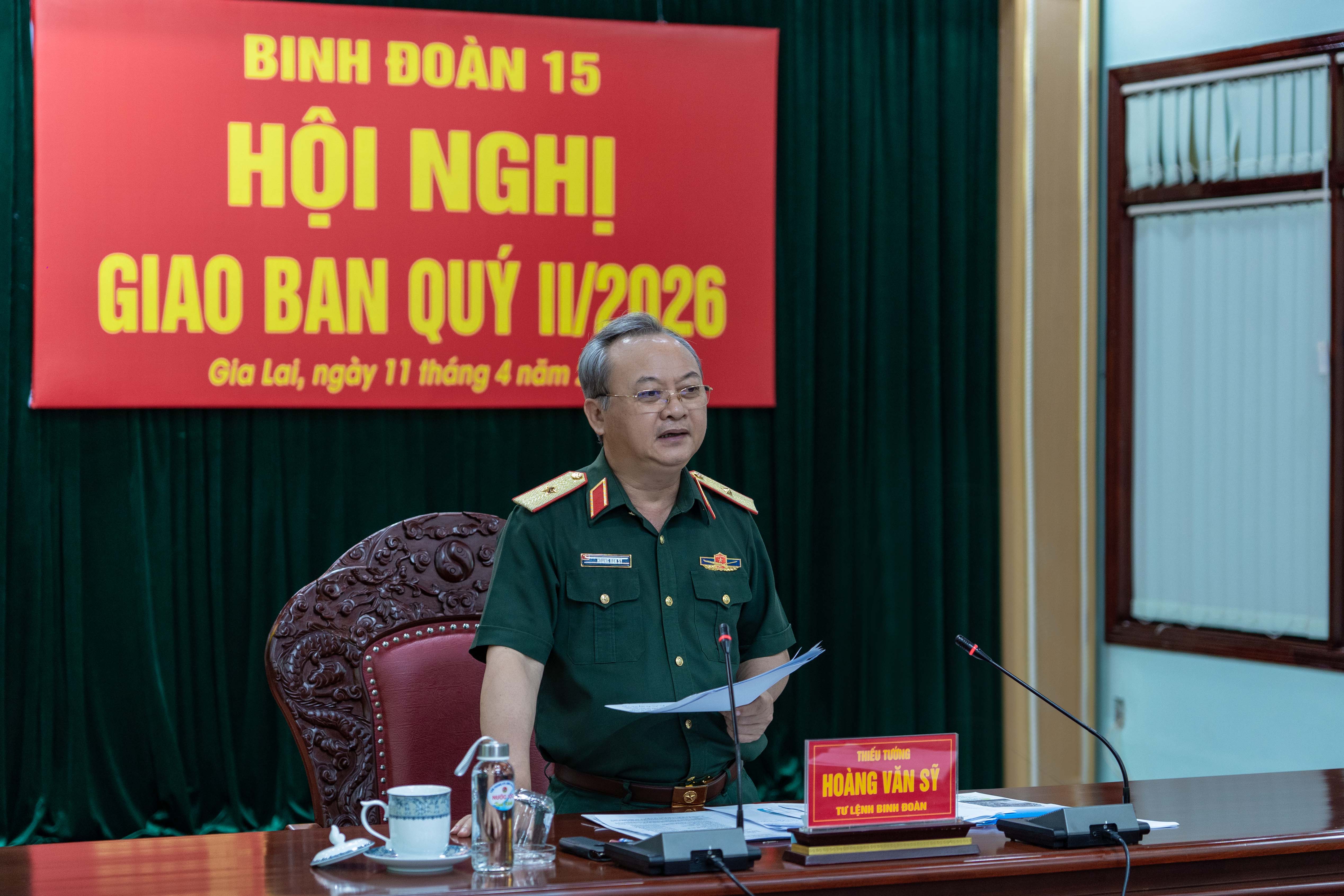 Binh đoàn 15 triển khai đồng bộ nhiệm vụ quý II năm 2026