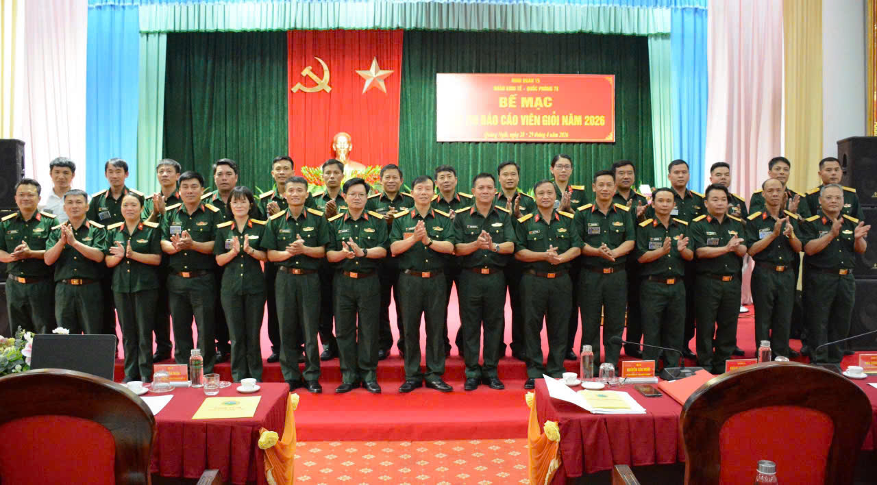 Đoàn Kinh tế - Quốc phòng 78 tổ chức Hội thi Báo cáo viên giỏi năm 2026