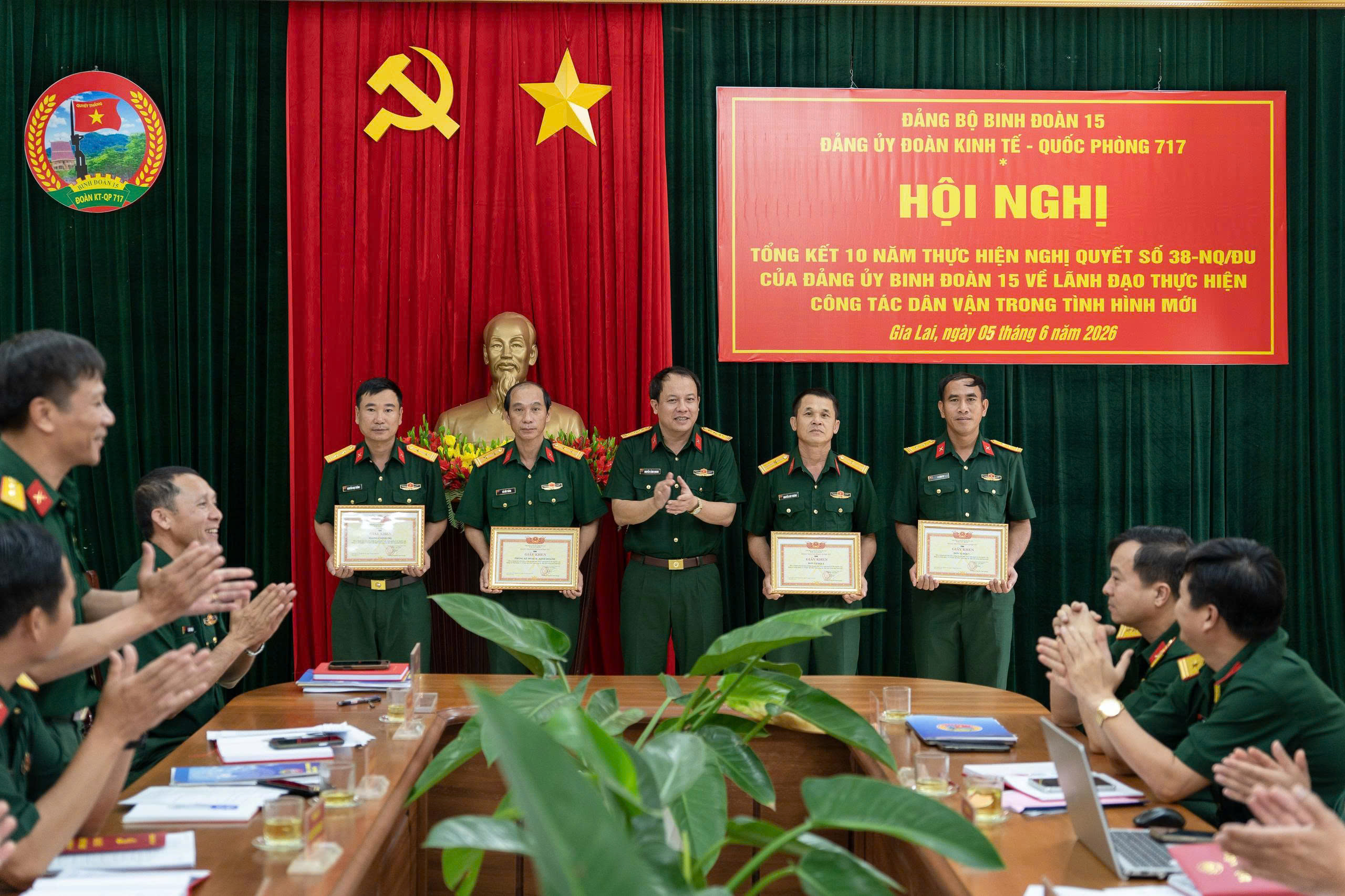 Đoàn KT-QP 717 tổng kết 10 năm công tác dân vận trong tình hình mới